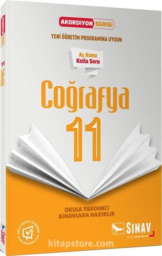 11. Sınıf Coğrafya Akordiyon Kitap