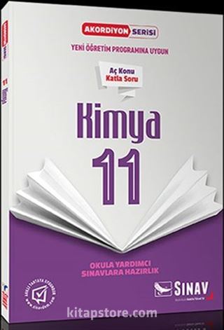 11. Sınıf Kimya Akordiyon Kitap