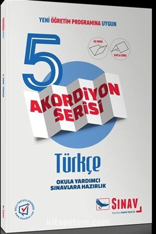 5. Sınıf Türkçe Akordiyon Serisi Aç Konu Katla Soru