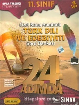 11. Sınıf Türk Dili ve Edebiyatı 24 Adımda Özel Konu Anlatımlı Soru Bankası