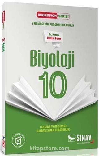 10. Sınıf Biyoloji Akordiyon Kitap