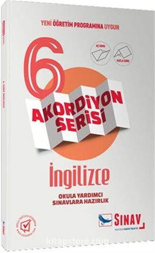 6. Sınıf İngilizce Akordiyon Kitap