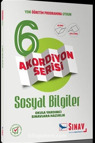 6. Sınıf Sosyal Bilgiler Akordiyon Kitap