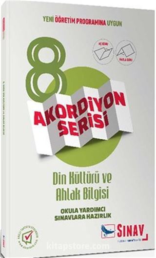 8. Sınıf Din Kültürü ve Ahlak Bilgisi Akordiyon Kitap