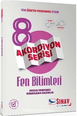 8. Sınıf Fen Bilimleri Akordiyon Kitap