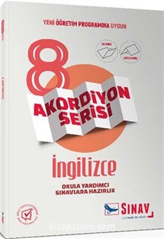 8. Sınıf İngilizce Akordiyon Kitap