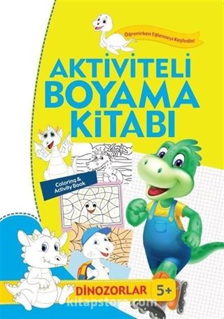 Aktiviteli Boyama Kitabı - Dinozorlar