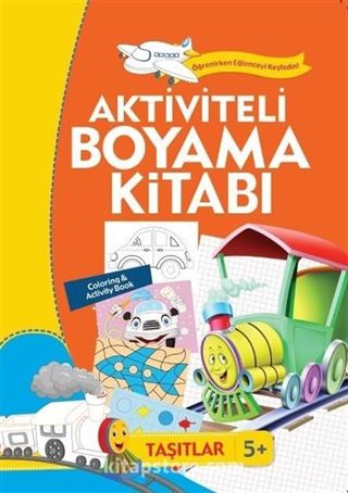 Aktiviteli Boyama Kitabı - Taşıtlar