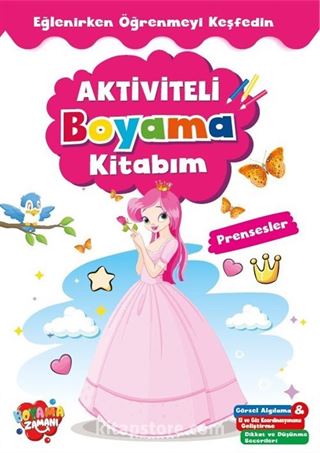 Aktiviteli Boyama Kitabı - Prensesler