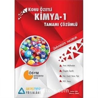 Kimya 1 Tamamı Çözümlü Konu Özetli