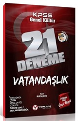 2019 KPSS Vatandaşlık 21 Deneme Dijital Çözümlü