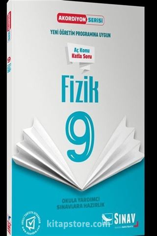 9. Sınıf Fizik Akordiyon Kitap