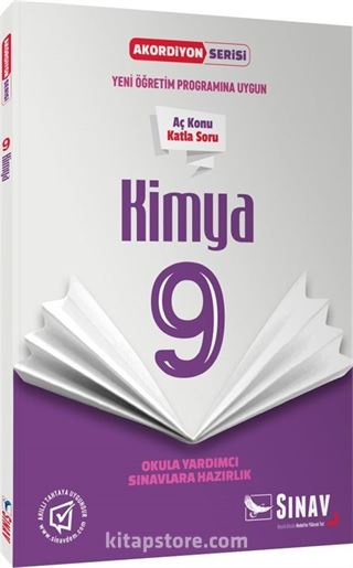 9. Sınıf Kimya Akordiyon Kitap