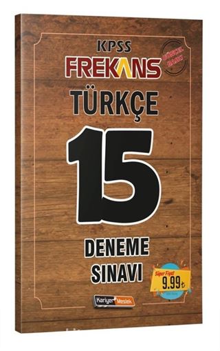 2019 KPSS Frekans Türkçe 15 Deneme Sınavı