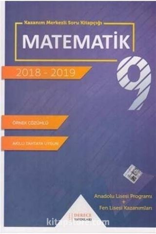 9. Sınıf Matematik Kazanım Merkezli Soru Bankası Seti (4 Kitap)