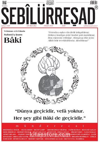 Sebilürreşad Dergisi Sayı:1039 Nisan 2019