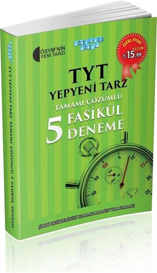 TYT Yepyeni Tarz Tamamı Çözümlü 5 Fasikül Deneme