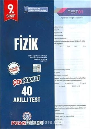 9. Sınıf Fizik Yaprak Test