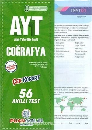 AYT Coğrafya Yaprak Test