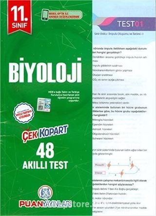 11. Sınıf Biyoloji Yaprak Test