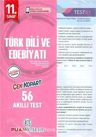 11. Sınıf Türk Dili ve Edebiyatı Yaprak Test