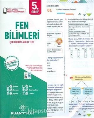 5. Sınıf Fen Bilimleri Yaprak Test