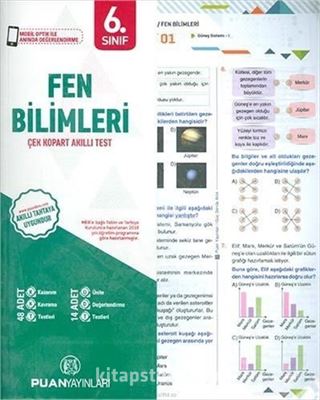 6. Sınıf Fen Bilimleri Yaprak Test