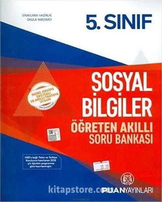 5. Sınıf Sosyal Bilgiler Öğreten Akıllı Soru Bankası