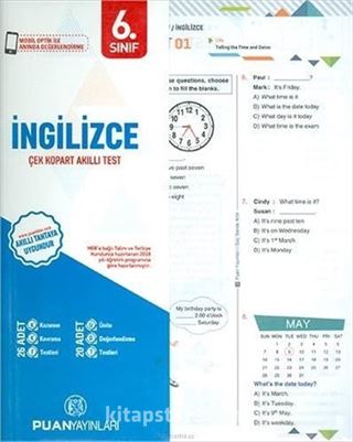 6. Sınıf İngilizce Yaprak Test