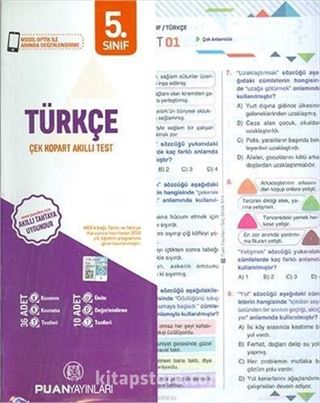 5. Sınıf Türkçe Yaprak Test