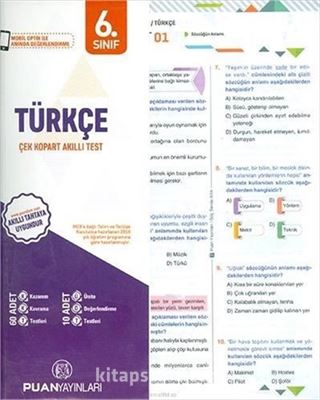 6. Sınıf Türkçe Yaprak Test