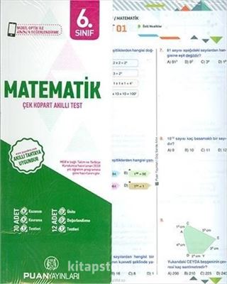 6. Sınıf Matematik Yaprak Test