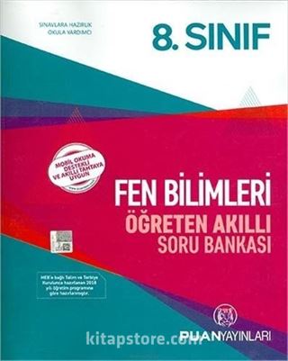 8. Sınıf Fen Bilimleri Öğreten Akıllı Soru Bankası