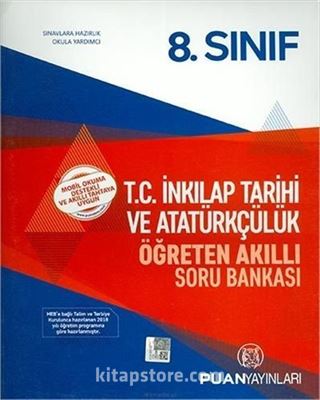 8. Sınıf İnkılap Tarihi Öğreten Akıllı Soru Bankası