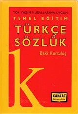 Temel Eğitim Türkçe Sözlük (Plastik Kapak)