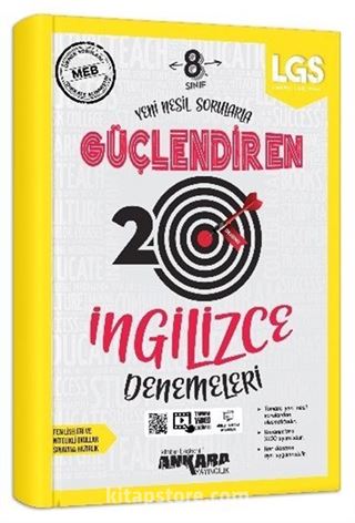 8. Sınıf İngilizce 20 Zorlu Denemeleri