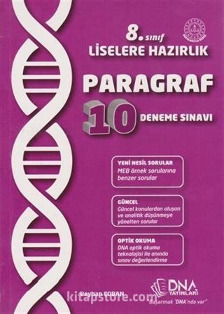 8. Sınıf Paragraf 10 Deneme Sınavı