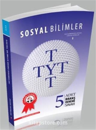 TYT Sosyal Bilimler 5 Adet Branş Deneme Sınavı