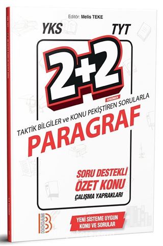 YKS TYT Paragraf 2+2 Soru Destekli Özet Konu Yaprakları