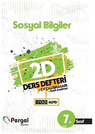 7. Sınıf Soyal Bilgiler 2D Ders Defteri