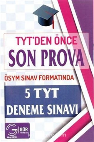 TYT den Önce Son Prova 5 Deneme Sınavı