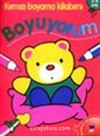 Kırmızı Boyama Kitabımı Boyuyorum (2-4Yaş)