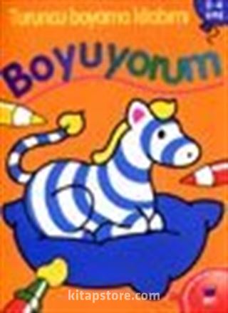 Turuncu Boyama Kitabımı Boyuyorum (2-4Yaş)