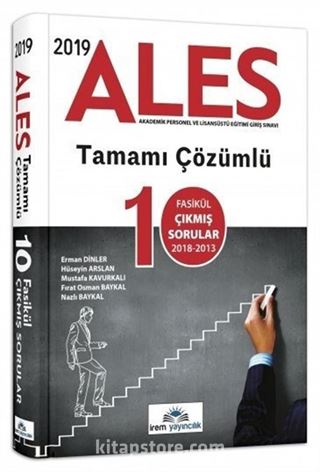 2019 ALES Tamamı Çözümlü 10 Fasikül Çıkmış Sorular