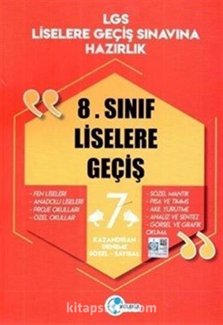 8. Sınıf LGS Sözel Sayısal 7 Kazandıran Deneme