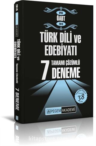 2019 KPSS ÖABT Türk Dili ve Edebiyatı Tamamı Çözümlü 7 Deneme