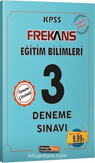 2021 KPSS Eğitim Bilimleri Frekans 3 Deneme Sınavı