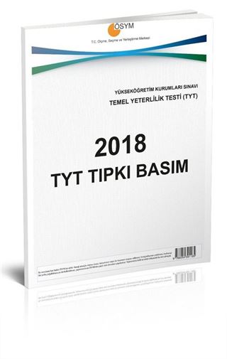 2018 TYT Tıpkı Basım