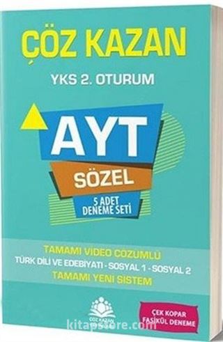 YKS AYT Sözel 5 Adet Deneme Seti