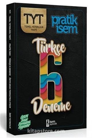 2019 Pratik İsem TYT Türkçe 6 Deneme